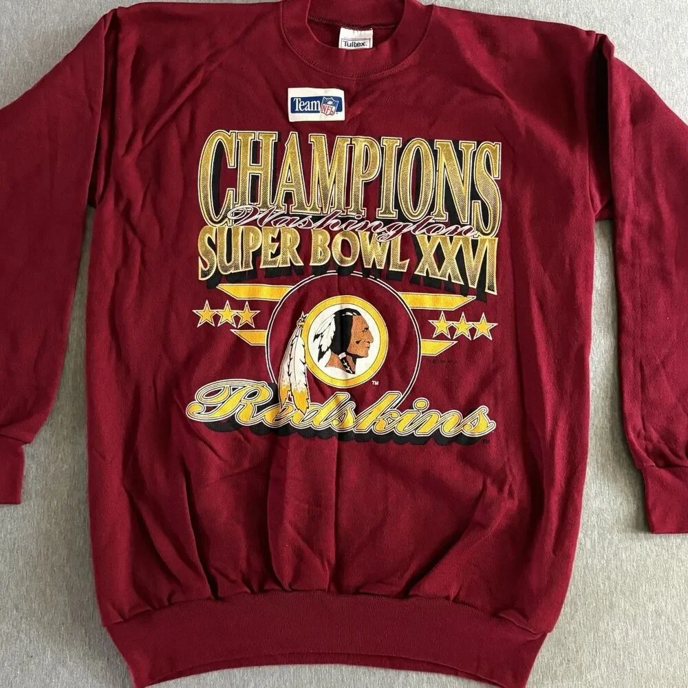 Vintage Washington Redskins crewneck 90s Crewneck Super bowl Champions XL